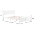 thumbnail image 3 of UBesGoo Wood Platform Bed with Hardwood Slats Support Suitable for Bedroom,Headboard And Footboard,Full, 3 of 11