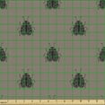 thumbnail image 2 of Ambesonne Ladybugs Fabric by the Yard Upholstery, Melancholic Beetle Art, 5 Yards, Pale Mauve Taupe, 2 of 5