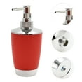 thumbnail image 5 of Unique Bargains 1 Set Elegant Soap Pump Dispenser Toothbrush Holder and Soap Dish Set for Bathroom for Laundry Rooms Red, 5 of 6