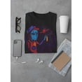 thumbnail image 3 of Graffiti Alien In Space T-Shirt Men -Image by Shutterstock, Male XX-Large, 3 of 4