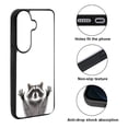 thumbnail image 2 of WIRESTER Shockproof Soft Rubber Cover Case for Samsung Galaxy S26 6.3" 2026, Raccoon Hands Out, 2 of 5