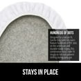 thumbnail image 4 of GORILLA GRIP Toilet Lid Seat Cover, Memory Foam, Elastic Universal Fit for Standard Round, White, 4 of 10