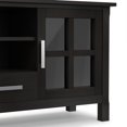 thumbnail image 4 of Simpli Home Simpli Home Kitchener 60 inch Wide Solid Wood Contemporary TV Stand in Hickory Brown For TVs up to 65 inches, 4 of 11