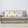 thumbnail image 5 of Body Pillow Cover - Soft Body Pillow Pillowcase, Cute Cartoon Snail Flower Breathable Long Body Pillow Case Cover with Invisible Zipper 20x60in, 5 of 5