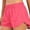 Watermelon Red, variant on Women's Sports Running Shorts, Quick-drying And Lightweight Fitness Shorts With Zippered Pockets, Size S-2XL