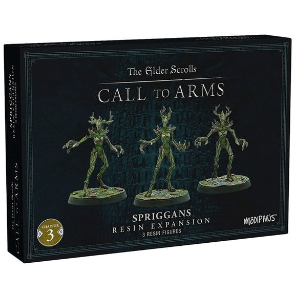 The Elder Scrolls: Call to Arms - Spriggans Expansion - 3 Unpainted Resin Miniatures & Bases, Roleplaying Game, Chapter 3 Figures, 32mm Scale Figures, RPG