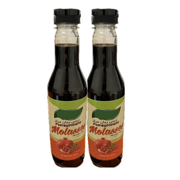 Pomegranate Concentrated Molasses Two (2) Bottles N.W. 20 oz each.