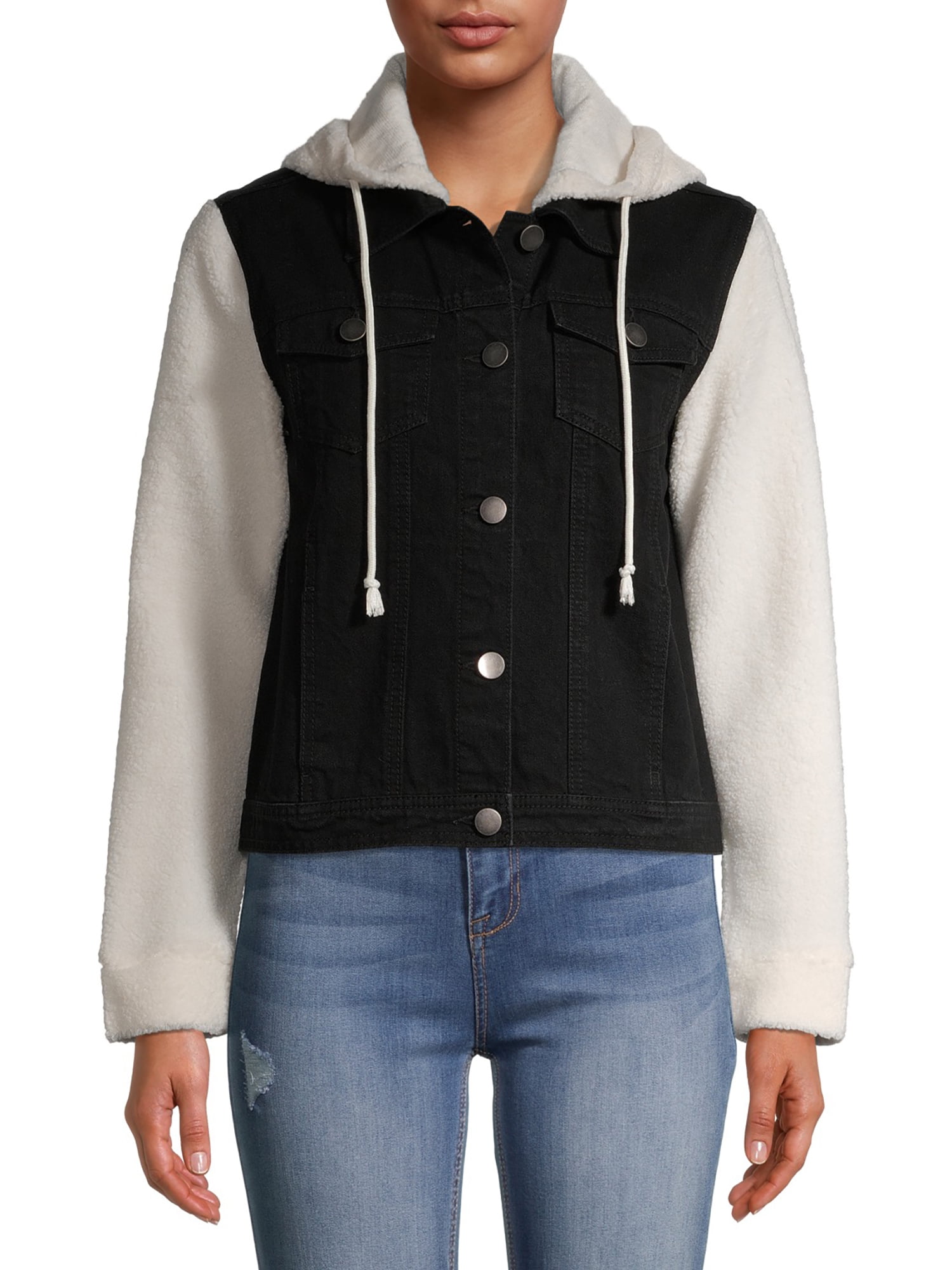 No Boundaries Juniors' Sherpa Sleeve 