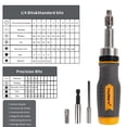 thumbnail image 3 of Juego de puntas de destornillador y kit de enchufes MULWARK, 77 piezas con funda, 3 of 8