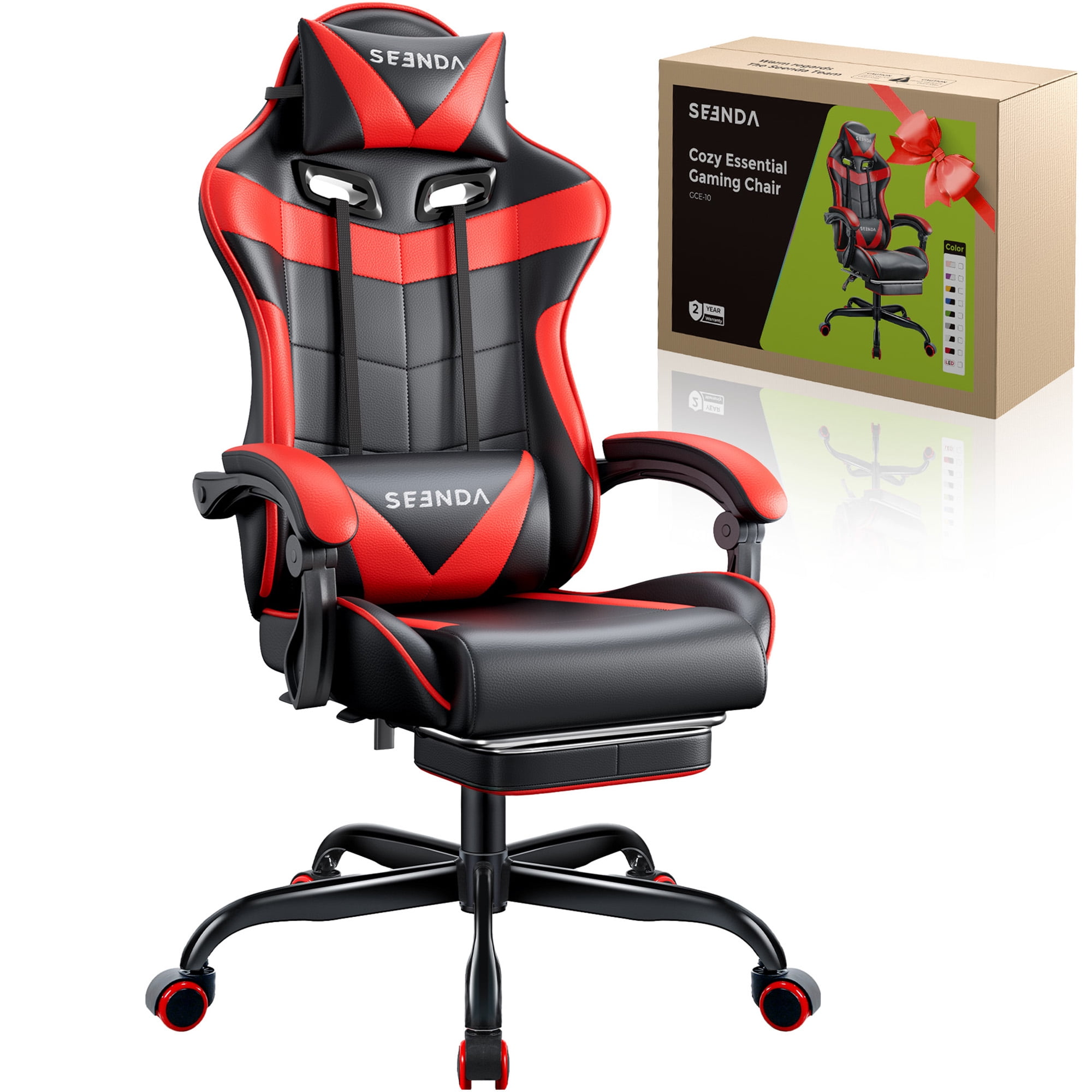 Seenda GCPro-10 Gaming Chair, Big and Tall Video Game Chair with
