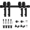 thumbnail image 3 of Sliding Barn Door Hardware Track Bent Hanger System 4-9.6FT ,Easy to Carry, 3 of 6