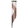 thumbnail image 3 of Woodstock Wind Chimes Signature Collection, Woodstock Habitats Rainfall, Medium 31'' Green Wind Chime HCRG, 3 of 6