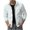White, variant on Men's Coats Men's British Solid Color Plus 350g Corduroy Long Sleeved Fashionable Jacket Workwear Stand Up Collar Jacket Jacket White M
