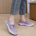 thumbnail image 5 of YOUYEDIAN Orthopedic Shoes for Women Fashion Slip On Round Toe Versatile Sport Comfy Sneakers Breathable Mesh Soft Casual Walking Shoes, 5 of 5