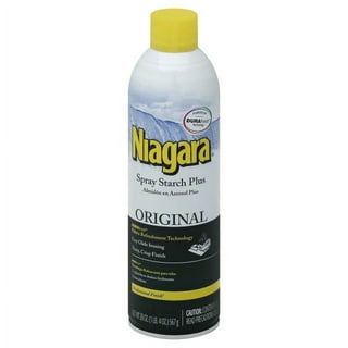 Heavy Starch Spray (20 oz, 12-Pack) - Niagara Heavy Hold Liquid Starch:  Iron Aid Spray Pack for Clothes & Fabrics