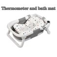 thumbnail image 1 of Real-time Temperature Silicone Baby Take A Bath Bathtub Non-Slip Foot Bath Bucket Folding Bathroom With Temperature Sensing My Lux Decor Round, 1 of 15