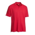 thumbnail image 6 of Expert Brand Men's Oxymesh™ Dry Fit Athletic Polo Shirt, Red, 4XL, 6 of 7