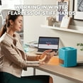 thumbnail image 6 of 2-in-1 Heating & Cooling Fan, 400W portable desktop heater with 3 adjustable speeds, silent compact movable design ideal for home and office daily use, 6 of 10