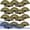 Gold, variant on Oncpcare Glitter Fans for Line Dancing, Foldable Kung Fu Tai Chi Handheld Line Dance Popping Fan for EDM, Music Festival, Club, Event, Party, Dance, Performance (Black)