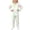 White-A, variant on Easter Pajamas Girls Satin Pajama Set Long Sleeve Cute Print Button down Nightwear Lounge Sets Pajamas for Kids 6-7 Years