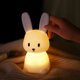 thumbnail image 2 of Luz nocturna con diversos cambios de luz. Haz clic para controlar la carga USB de la lámpara de noche para habitación infantil. Juguete de regalo. Luz nocturna de silicona para niños., 2 of 5