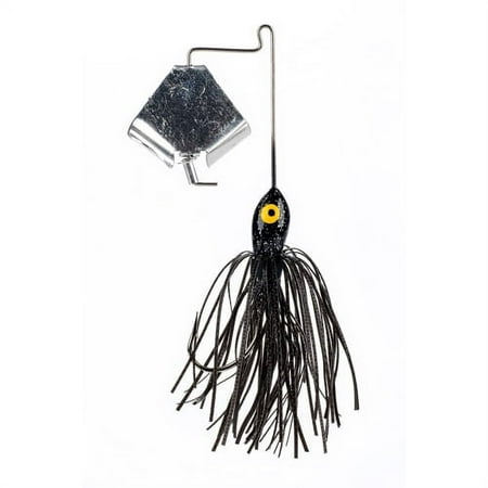 UPC: 0051034133868 | Strike King Mini Pro Buzz 1/8oz Buzzbait Lure Black