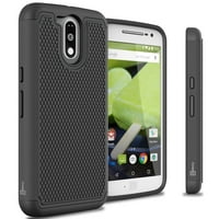 CoverON Motorola Moto G4 / Moto G4 Plus Case, HexaGuard Series Hard Phone Cover
