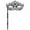 C, variant on Women Masquerade Mask with Stick, Handheld Carnival Halloween Mardi Gras Mask,Venetian Party Metal Rhinestone Mask