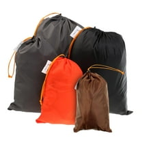 5pcs/set Travel Camping Durable light Stuff Sack Drawstring Storage Bag