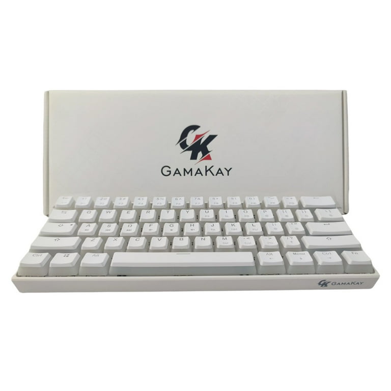 定価￥27,500 47%OFF エレクトリック PIKE WHITE NUR 60% Wired Mechanical Keyboard, Hot Swappable RGB Gaming Keyboard