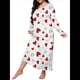 thumbnail image 1 of Camisón de Larga para Mujer, Estampado, Camiseta, Vestido de Dormir Amor Rojo XXL, 1 of 3