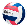thumbnail image 4 of (2 pack) Wilson Soft Play Volleyball, Official Size, Red/White/Blue – Indoor & Outdoor Recreational Volleyball for Beach, Gym, and Backyard Play, 4 of 10