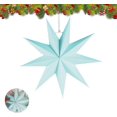 thumbnail image 1 of 2pack Paper Star Decorations,30cm Hanging Paper Decorations,folding Stars Christmas,3d Star Shape For Christmas, 1 of 1