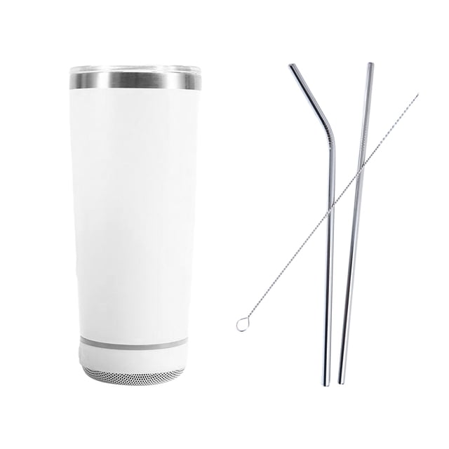 Naiovety Vaso de música Bluetooth resistente a impactos no deformable línea sellado de borde hogar Cocina y Comedor Blanco