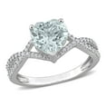 thumbnail image 2 of Everly Women's Aquamarine 14k White Gold Ring, 2 of 2