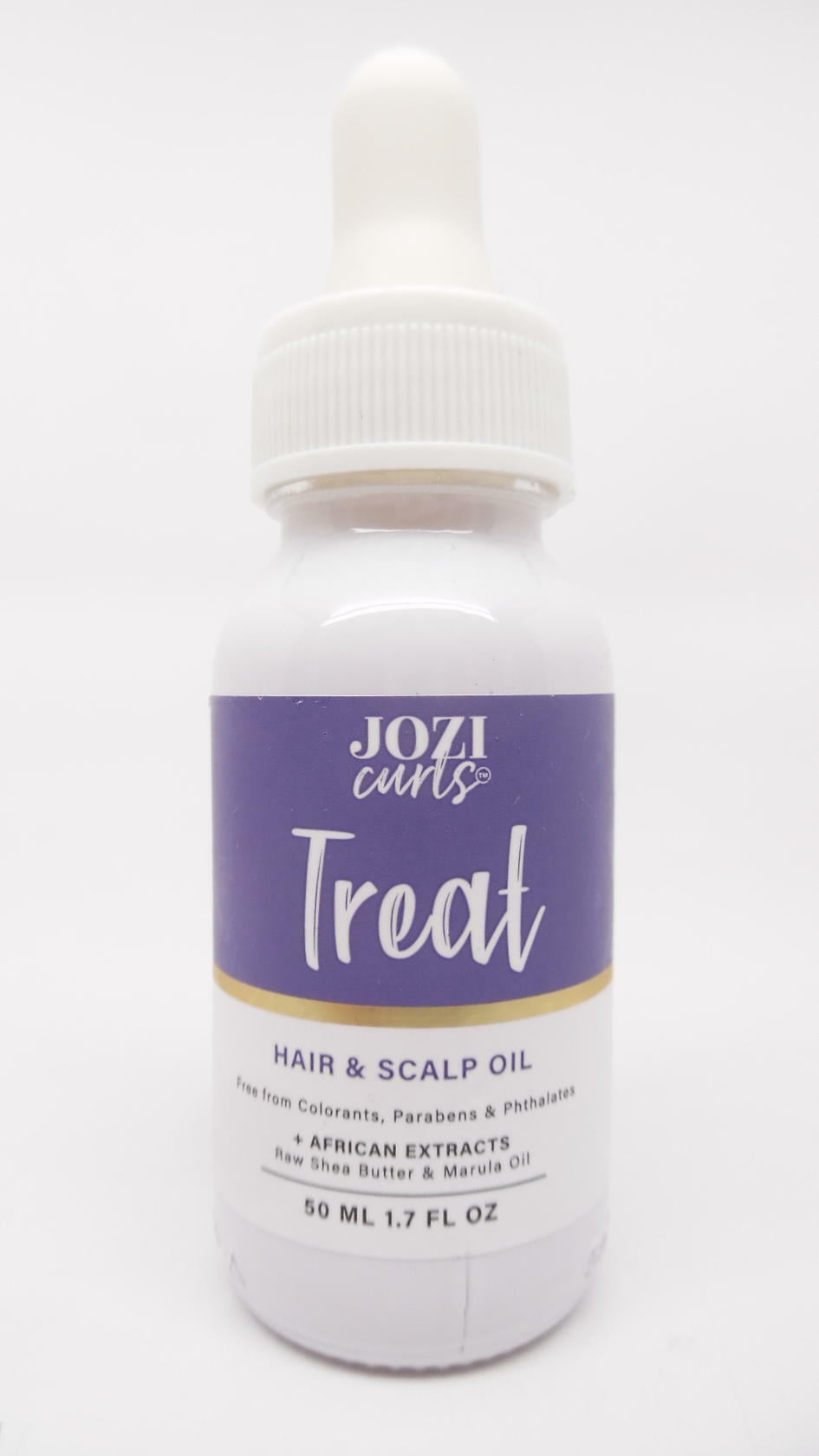 Jozi Curls Treat Hair & Scalp Oil + African Extracts Raw Shea 1.7 fl