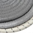 thumbnail image 4 of Three-piece Set Of Cotton Thickened Coasters And Dish Pads (white Dark/light Gray 18cm) Free Shipping, 4 of 5
