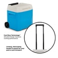 thumbnail image 3 of Igloo 16 QT Laguna Hard Side Ice Chest Cooler with Wheels, Aqua Water, 3 of 15