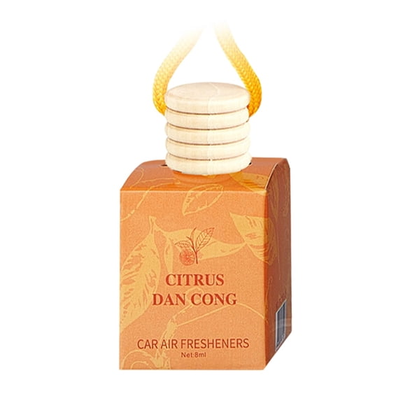 Citrus Dan Cong Car Air Freshener Hanging Car Diffuser Long Lasting Scent for Vehicle Closet Home Citrus Tea Fragrance Single Pack