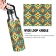 thumbnail image 4 of Yayeee 20oz Insulated Water Bottle Double Wall Stainless Steel with Flip Straw Lid, Geometric Patterns, 4 of 7