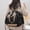 Black, variant on 12.6x13.8x9.1 inch Multifunctional Travel Backpack, 3-Way Convertible Tote Bag with 15 Pockets for Work Commute and Travel