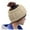 Beige, variant on AWZXDE Women's Solid Color Knitted Visor,Winter Fashion Open Top Cap for Style Red,One Size