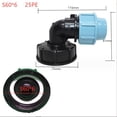 thumbnail image 2 of 20/25/32mm Garden Pipe Elbow Outlet Connector Water Splitter IBC Tank Adapter, 2 of 5