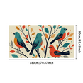 thumbnail image 3 of Autumn Themed Banner with Colorful Birds and Leaves Backdrop Party Decorations Background for Fall Festivals Thanksgiving Celebrations Family Gatherings Photo Props, 3 of 8