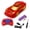 Red and Gold, variant on Remote Control Wall Climbing Car, RC Stunt Racer with 360 Degree Rotation, LED Lights, USB Rechargeable Indoor Toys for Boys Girls Gift