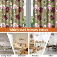 thumbnail image 5 of Lfeey Watercolor Pink Rose Blackout Curtains, Thermal Insulated Living Room Window Drapes, 96 inch long, 2 Panel Set, Grommet Top, 5 of 6