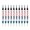 Black green, variant on 10Pcs Double Ended Long Nose Marker Double Color Long Tip Marker Pen for Marking on Metal Glass Ceramic