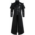 thumbnail image 1 of Chaqueta de frac estilo steampunk, estilo gótico, renacentista y victoriano retro para hombre, uniforme de esmoquin bordado medieval victoriano., 1 of 5
