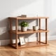 thumbnail image 4 of Estante de Escritorio de Dos Niveles para Encimera de Cocina | Soporte para Vasos de Agua Multicapa | Ideal para Escritorio de Oficina o Estudio | Madera Marrón | 48 X 37 X 24 Cm | 1 Kg | Diseño Eleg, 4 of 6