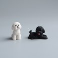 thumbnail image 2 of Mini perro de peluche de simulación creativo, adornos de escritorio para el hogar, artesanías de resina, decoración interior del coche, regalos, 2 of 5